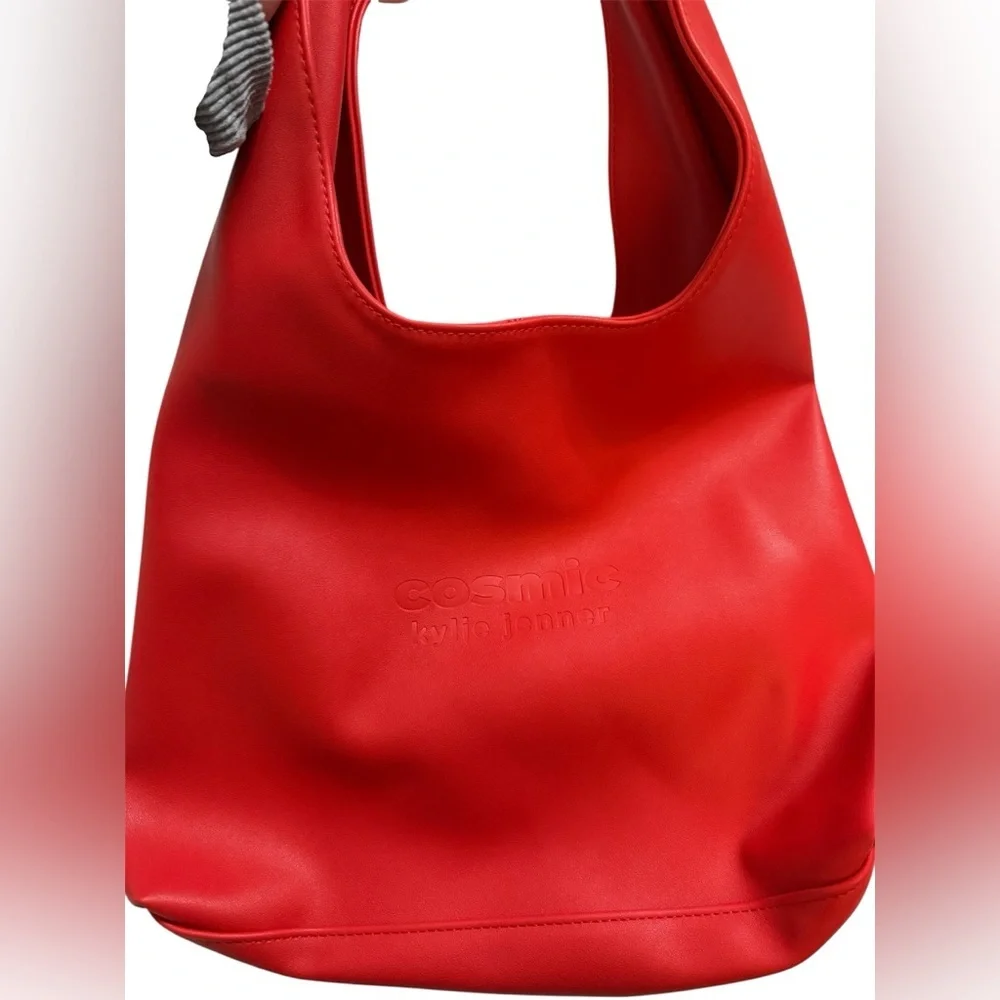Kylie Cosmetics Vibrant Red Hobo Bag